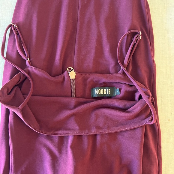 Nookie Maroon Spaghetti Strap Dress - Picture 5 of 5